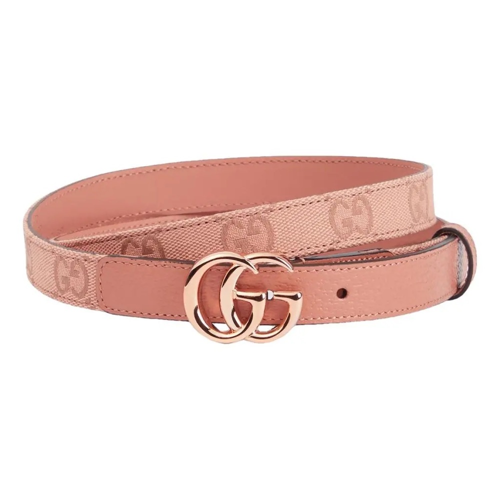 Gucci Pink Leather Belt